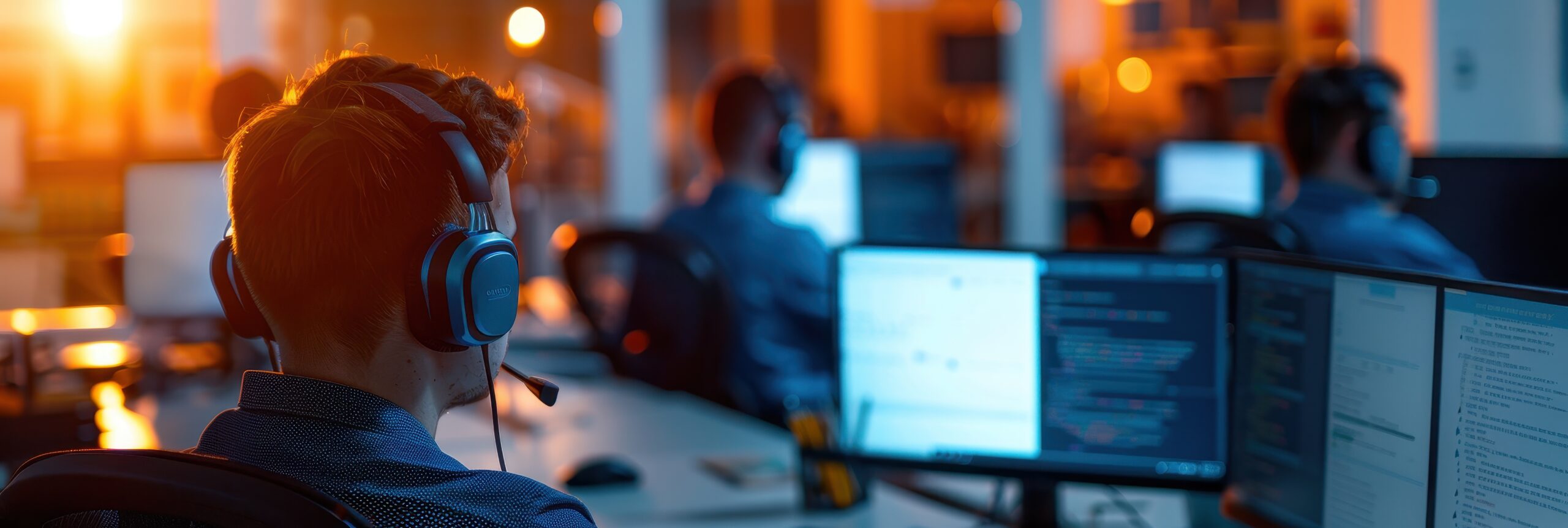 ITS technician working on server infrastructure in Iowa data center